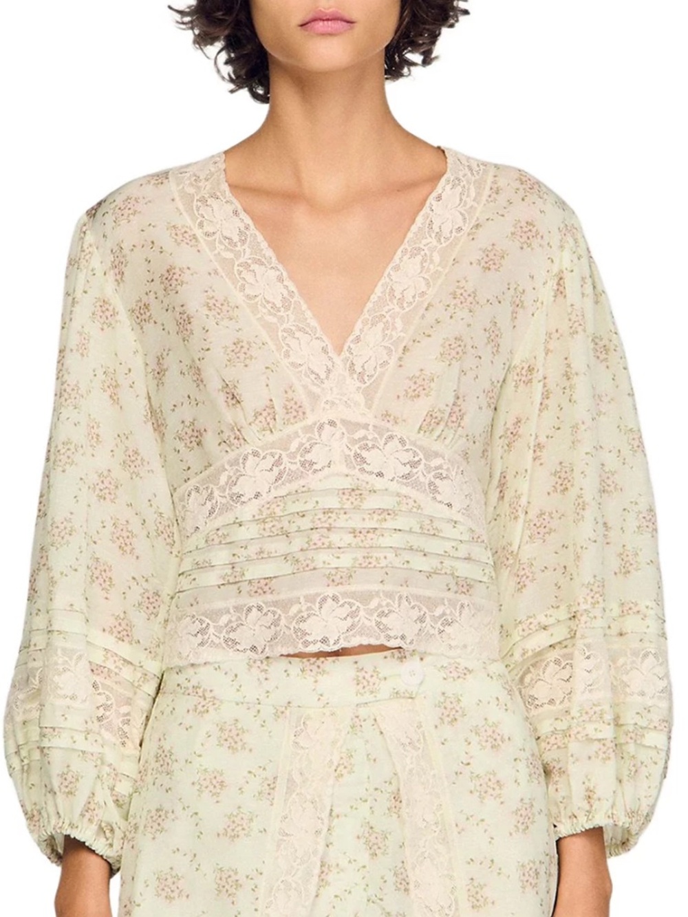 Davina Floral Crop Top